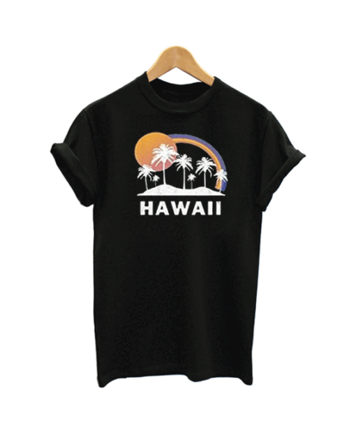 Hawaii Black T Shirt