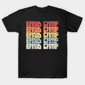 Retro 80s BAND CAMP T Shirt