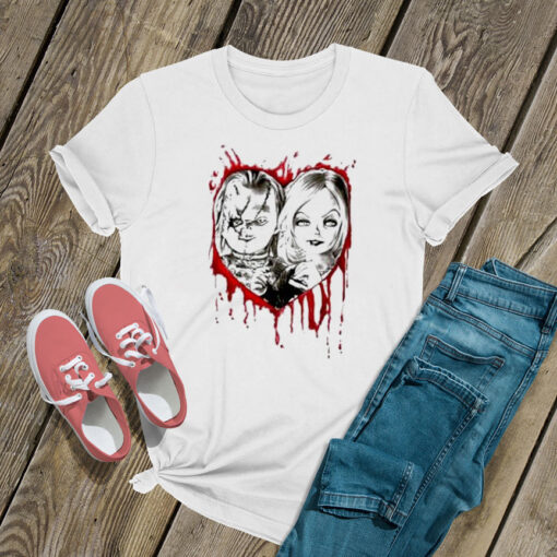 Chucky and Tiffany Valentines Day T Shirt