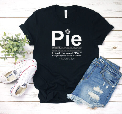 Pie Ingredients I Read The World T Shirt