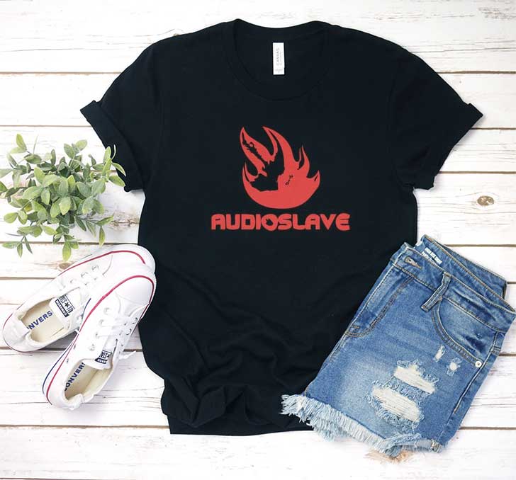 audioslave women's t shirt