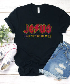 Jesus Highway To Heaven Logo T Shirt