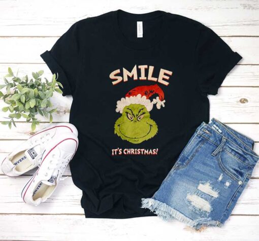 Smile Its Christmas T Shirt