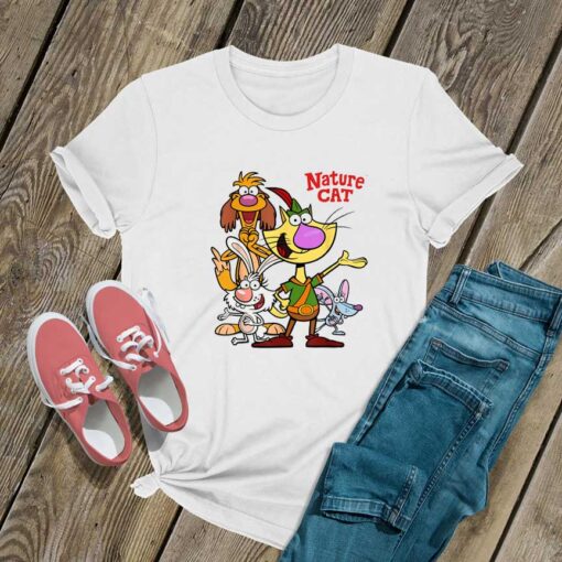 Nature Cat and Friends Funny T Shirt