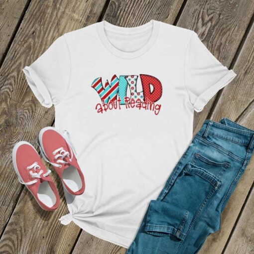 Wild About Reading T Shirt